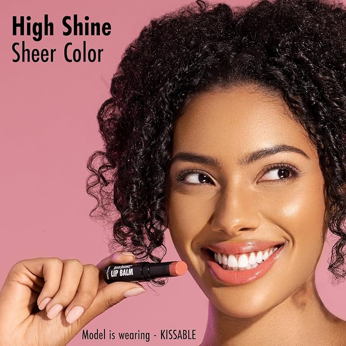 Black Radiance Beyond A Pout Plumping Lip Balm, Moisturizes & Conditions with a Blend of Botanical Oils & Hyaluronic Acid For a Glossy Finish, Vegan, Cruelty-Free - Kissable-Velvo Beauty