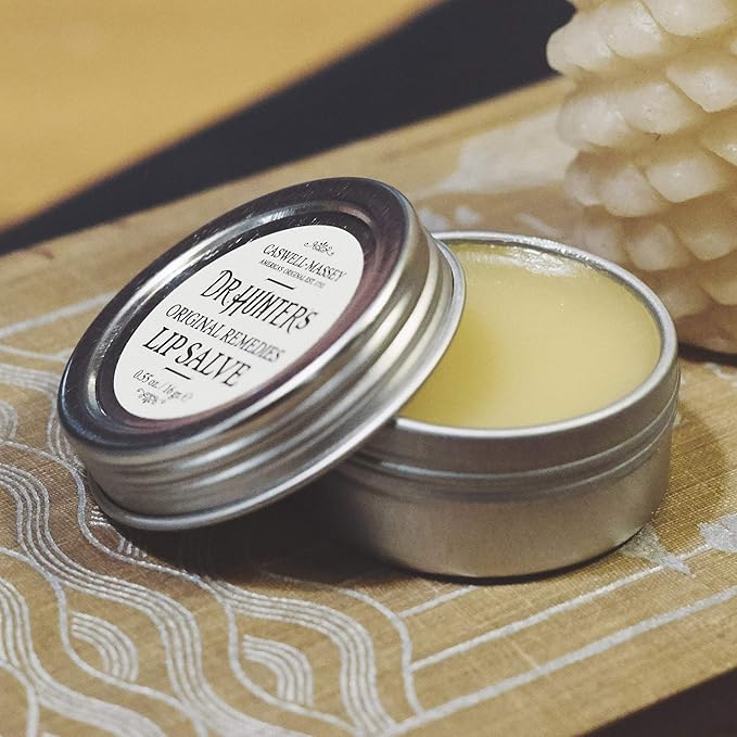 Dr. Hunter’s Lip Salve - All Natural Lip Balm And Moisturizer For Dry, Cracked And Chapped Lips - 0.55 Ounce-Velvo Beauty