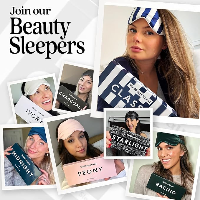 Pure Silk Sleep Mask [100% 6A Mulberry Silk, 22 Momme] Light Blocking Travel Essentials. Eye Masks for Sleeping. Black Oeko-Tex Blindfold. Eye Covers for Men & Women-Velvo Beauty