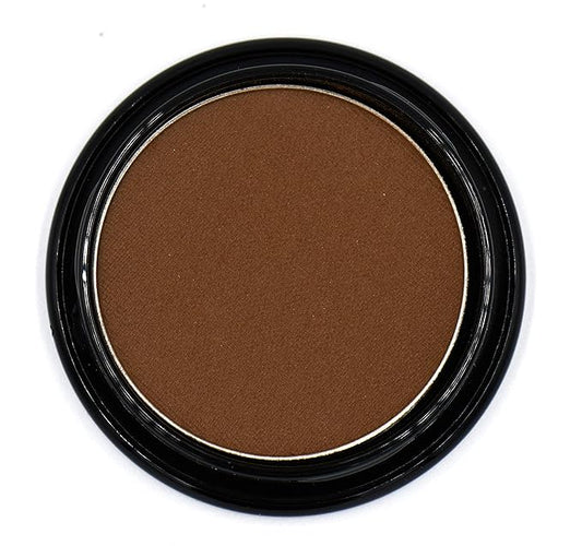 Chocolate Brown Chestnut Cocoa Matte Opaque Pressed Powder Single Vegan Eyeshadow; Talc, Paraben & Cruelty Free-Velvo Beauty