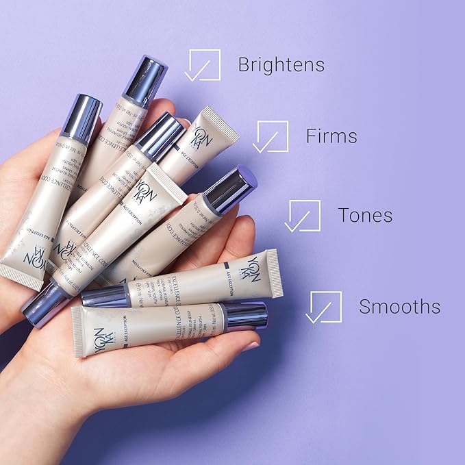 Yon-Ka Excellence Code Contours Eye Cream (15ml) Anti-Aging Eye and Lip Treatment with Hyaluronic Acid, Reduce Puffiness and Dark Circles, Paraben-Free-Velvo Beauty