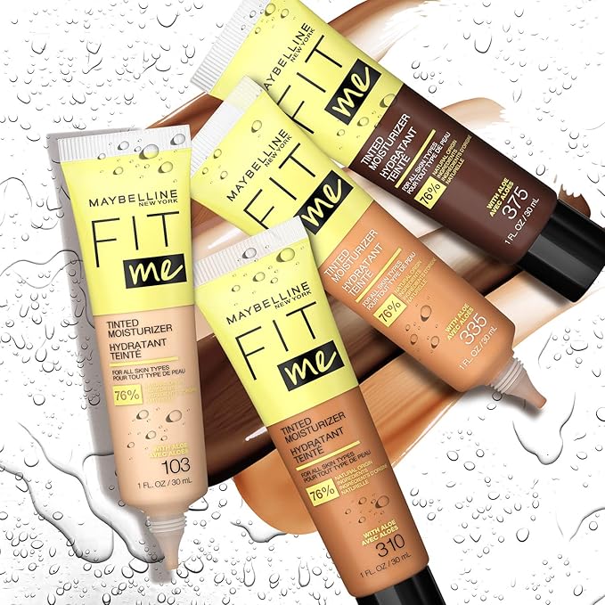 Maybelline New York Maybelline Fit Me Tinted Moisturizer, 355, 1 Fl. Ounce ., 355, 1 fluid_ounces (Pack of 2)-Velvo Beauty