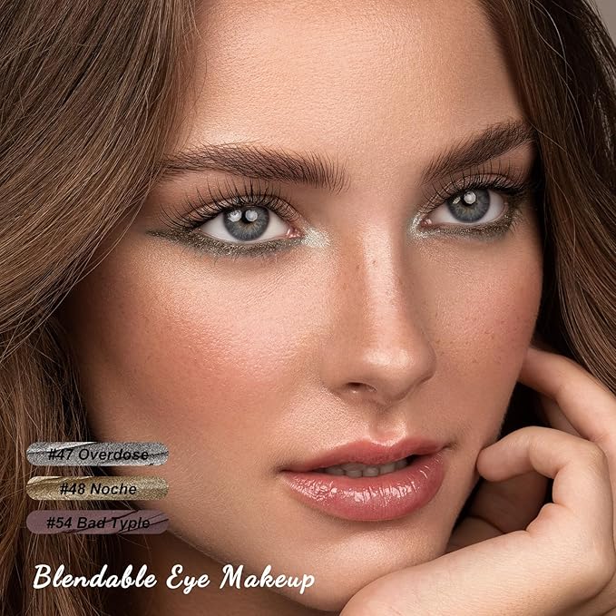 FOCALLURE 3PCS Cream Eyeshadow Stick Sets,Matte and Shimmer Eye Brightener, High Pigmented Crease-proof Pencil,Long Lasting Eye Shadow Highlighter Makeup,Buried Moonlight-Velvo Beauty