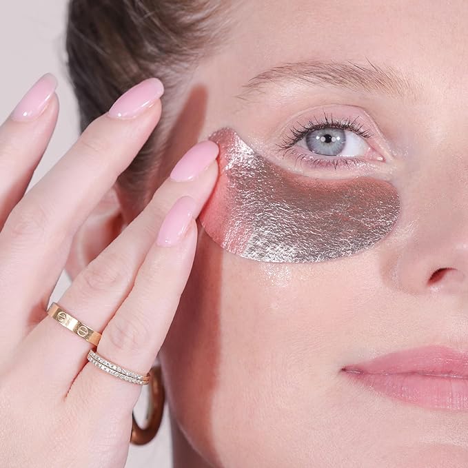 Wander Beauty Baggage Claim - Rose Gold Foil Under Eye Patches For Dark Circles and Puffiness - Under Eye Mask Depuffs & Firms - Brightening Eye Mask for Under Eye Bags (6 Pairs)-Velvo Beauty