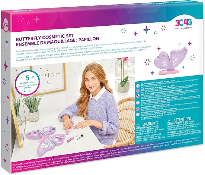 Make It Real Butterfly Cosmetic Set-Velvo Beauty