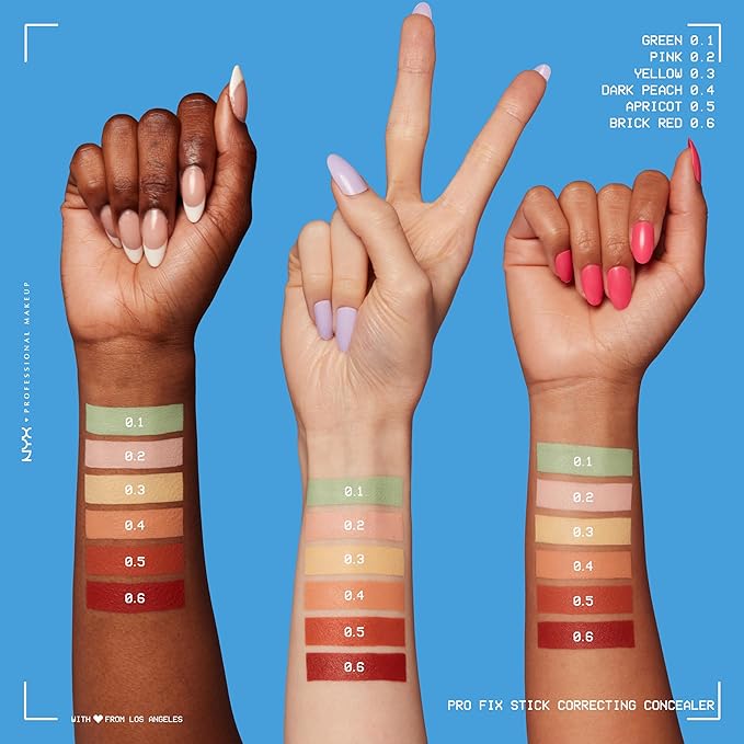 NYX PROFESSIONAL MAKEUP Pro Fix Stick Correcting Concealer, Buildable Medium Coverage Concealer Stick - Yellow-Velvo Beauty