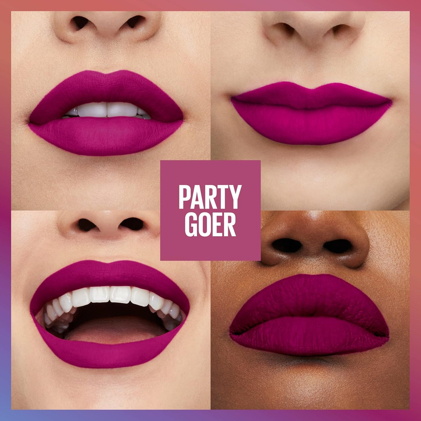 Maybelline New York Super Stay Matte Ink Liquid Lipstick, Transfer Proof, Long Lasting, Limited Edition Birthday Cake Scented Shades, Party Goer, 0.17 Fl Oz-Velvo Beauty