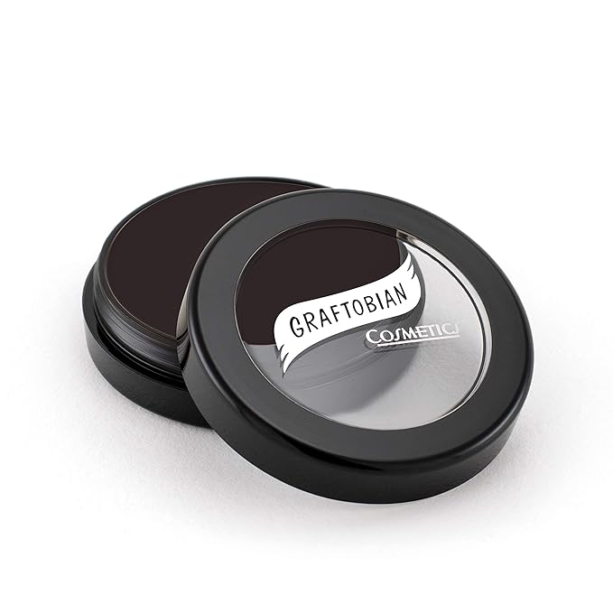 Graftobian HD Glamour Crème Foundation 1/2oz, Weightless Full Coverage Makeup, 65 Inclusive Shades, For All Skin Types, Natural or Full-Glam Looks, For Professionals and Beginners, Nightfall-Velvo Beauty