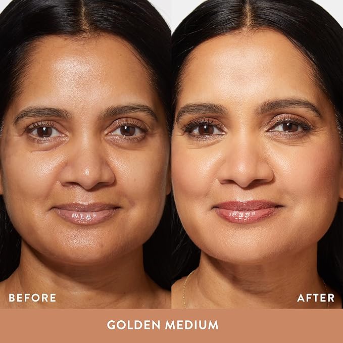 LAURA GELLER NEW YORK Better Than ‘Block Skincare-Infused Serum Foundation with Broad Spectrum SPF 50+, Golden Medium-Velvo Beauty