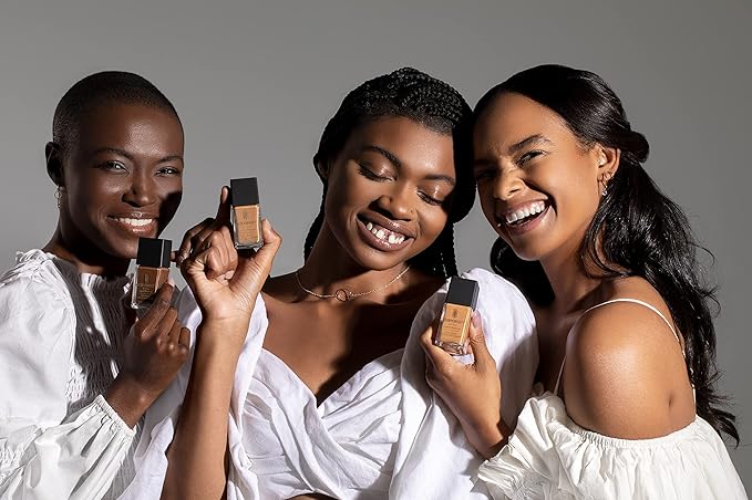 Black Radiance Color Perfect Liquid Full Coverage Foundation Makeup, Butter Scotch, 1 Fl Oz-Velvo Beauty