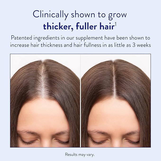 Routine Wellness Hair Growth Supplement - Clinically Proven for Thicker, Fuller Hair - Reduces Wrinkles, Fine Lines - Gluten Free, Ideal for Women & Men with Thinning Hair - 2 Bottles, 60 Day Supply-Velvo Beauty