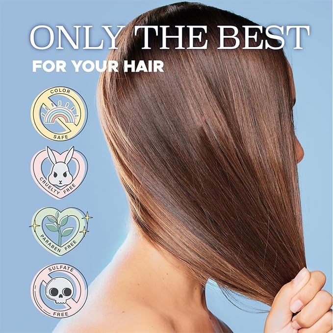 Luseta Hyaluronic Acid Moisturizing Shampoo & Conditioner Set for Dry and Damaged Hair, Sulfate Free Shampoo and Conditioner for Women Infused with Argan Oil and Shea Butter Paraben-Free2 x 16.9oz-Velvo Beauty