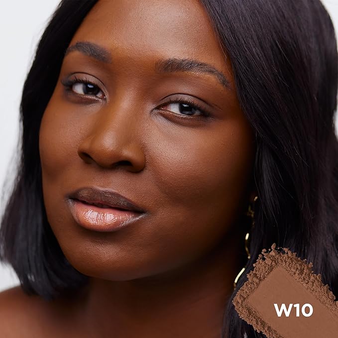 L'Oreal Paris True Match Super Blendable Oil Free Powder Foundation, W10 Deep, 0.33 oz-Velvo Beauty