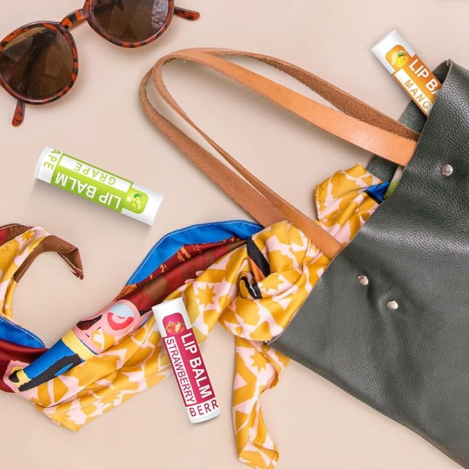 DMSKY 36 Pack Lip Balm, Natural Lip Balm Bulk with Vitamin E and Coconut Oil, Lip Care Product, Moisturizing Soothing Chapped Lips-Velvo Beauty