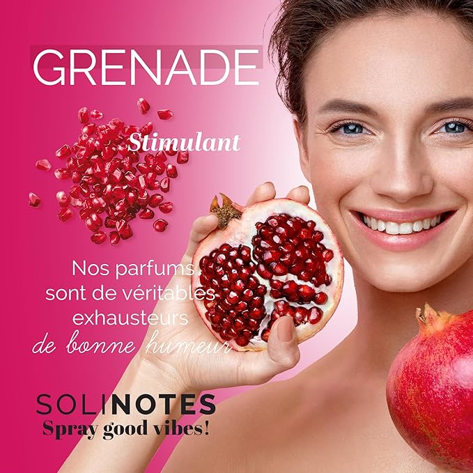 SOLINOTES Pomegranate Perfume for Women - Eau De Parfum | Delicate Floral and Soothing Scent - Made in France - Vegan - 1.7 fl.oz-Velvo Beauty