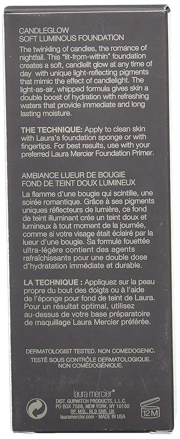 Laura Mercier Candleglow Soft Luminous Foundation for WoMen, Golden, 1 Ounce-Velvo Beauty
