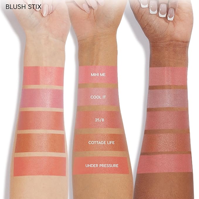 ColourPop Blush Stix - Cream Blush Stick with a Blendable, Hydrating Formula and Natural, Skin-Like Finish - Buildable Cream Blush for Cheeks, Eyes & Lips - 25/8 (0.28 oz)-Velvo Beauty