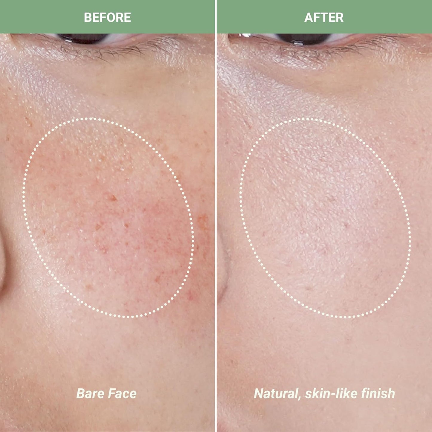 Meebak Cica Redness Solution Cream | Redness Relief for Face | Green Color-Corrector | BB Cream for Sensitive Skin | Green Color Corrector - Fair to Medium Skin-Velvo Beauty