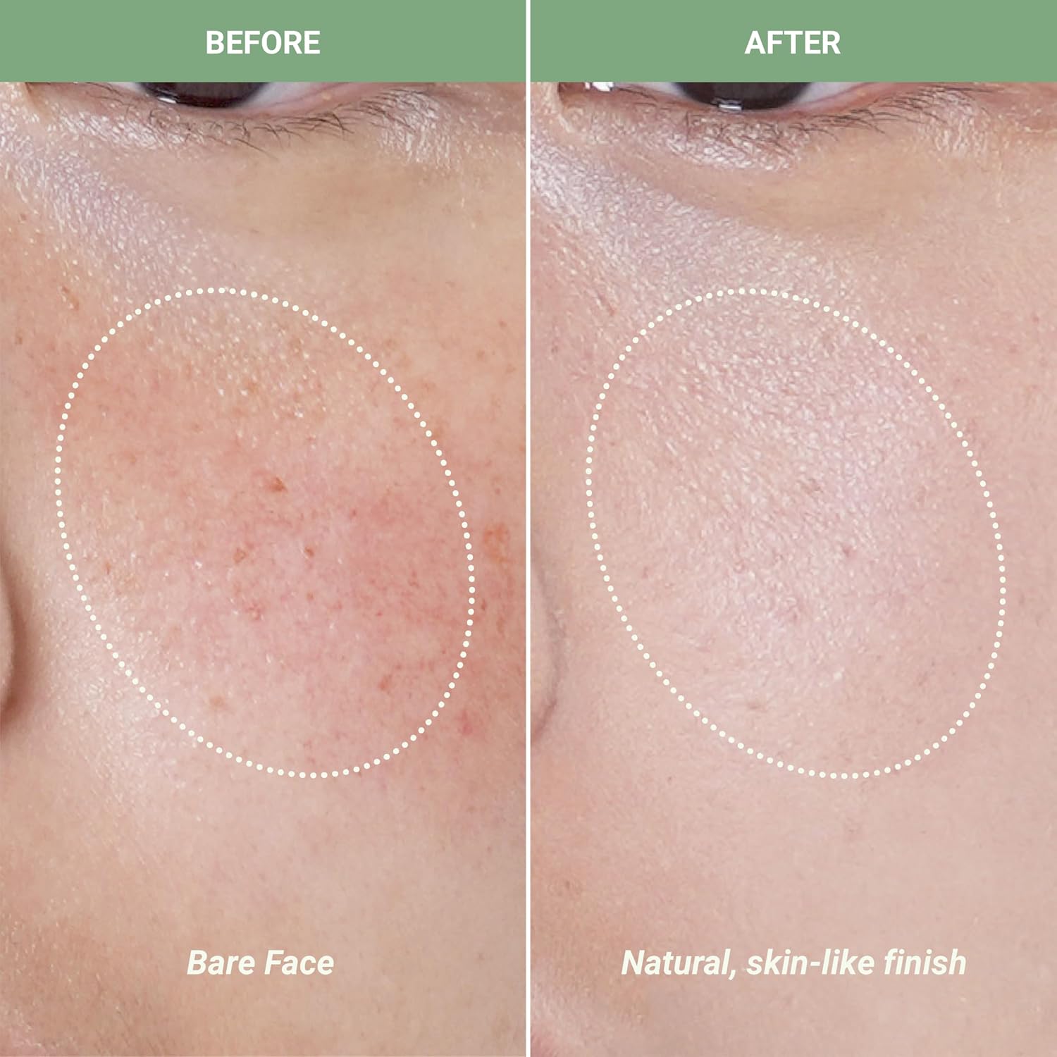 Meebak Cica Redness Solution Cream | Redness Relief for Face | Green Color-Corrector | BB Cream for Sensitive Skin | Green Color Corrector - Fair to Medium Skin-Velvo Beauty