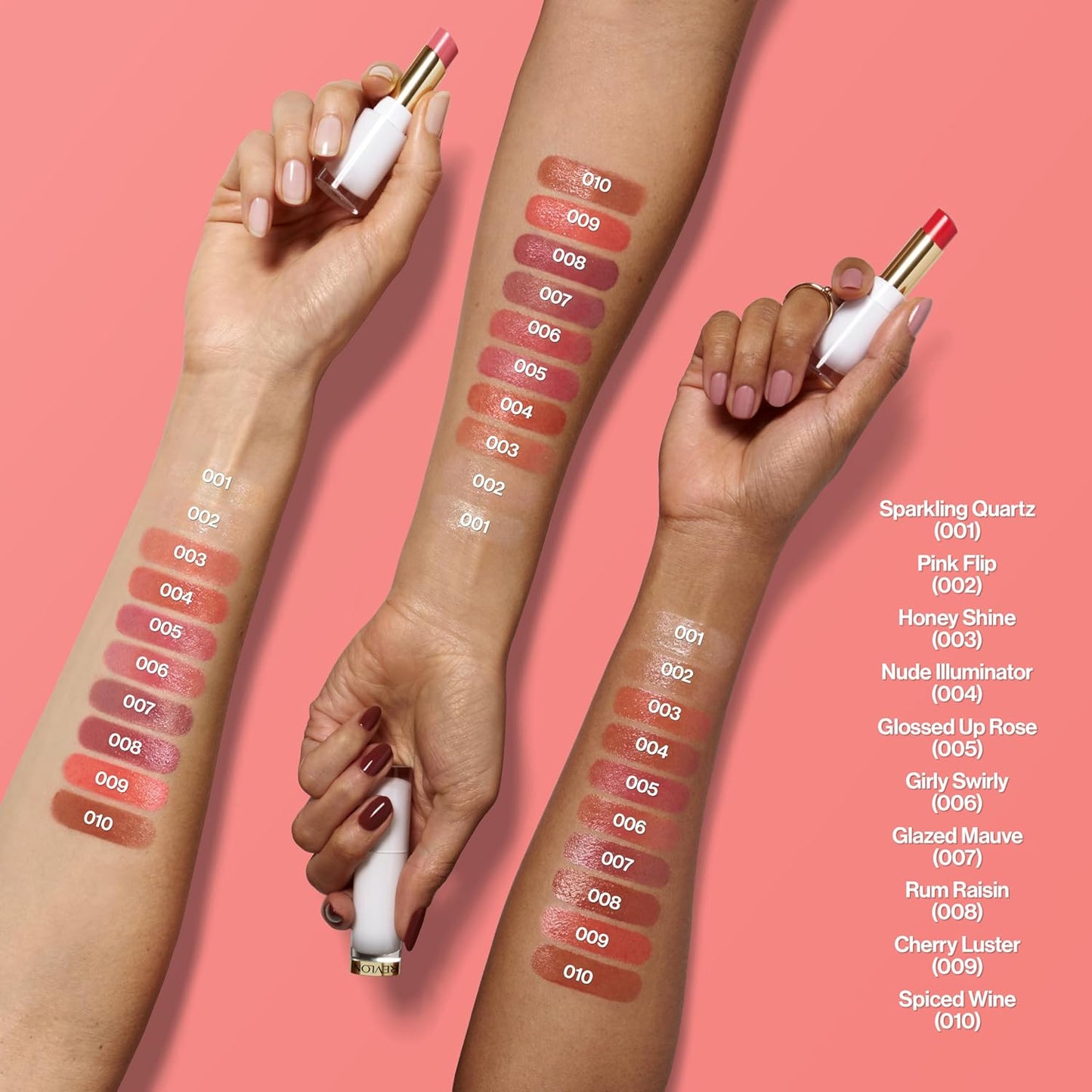 REVLON Super Lustrous Glass Shine Balm, Hydrating Tinted Lipstick, Sheer, Glossy Shiny Finish, 007 Glazed Mauve, 0.11 oz-Velvo Beauty