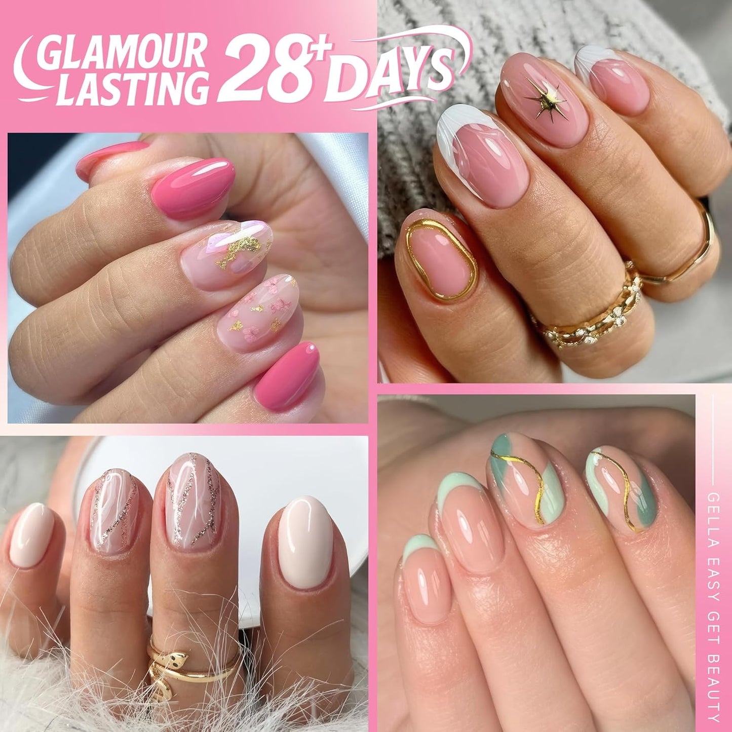 UNA GELLA Oval Round Nail Tips Half Matte 504pcs Short Oval Round Gel Nail Tips Easily Nail Extension for False Fake Acrylic Press On Nails, 12 Sizes Short Gelly Tips-Velvo Beauty