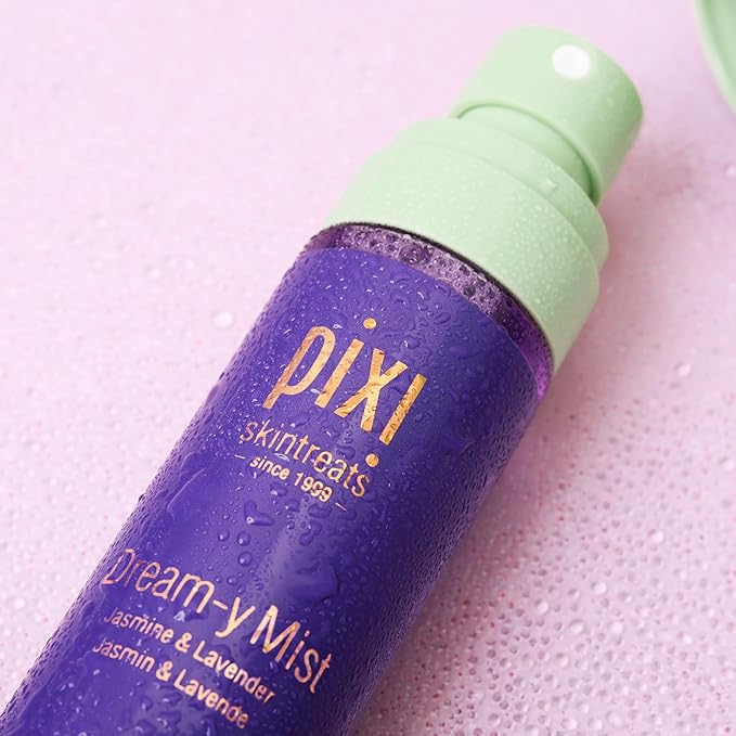 Pixi Beauty Dream-y Mist | Elixir Facial Mist | Help Hydrate & Preserve Skin with Jasmine, Lavender, Chamomile, 80ml-Velvo Beauty