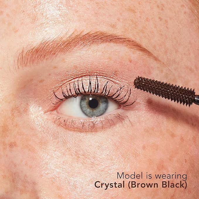 Thrive Causemetics Liquid Lash Extensions Mascara, Tubing Thrive Mascara Lengthening, Volumizing & Curling, Smudge Proof, Washable, No Clumping or Flaking, Vegan & Cruelty Free, Crystal (Brown Black)-Velvo Beauty