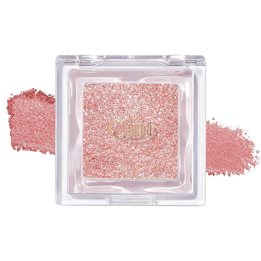 Glint Dewy Highlighter (Chrome Baby, 0.08oz) - Luminous Glow, Infused with Micropearls, Shiny Illuminator. Rich Pigment & Silky Touch, Korean Makeup.-Velvo Beauty