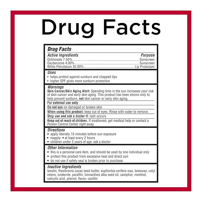 Carmex Medicated Lip Balm Sticks, Lip Moisturizer for Dry, Chapped Lips, 0.15 OZ - (2 Packs of 3)-Velvo Beauty