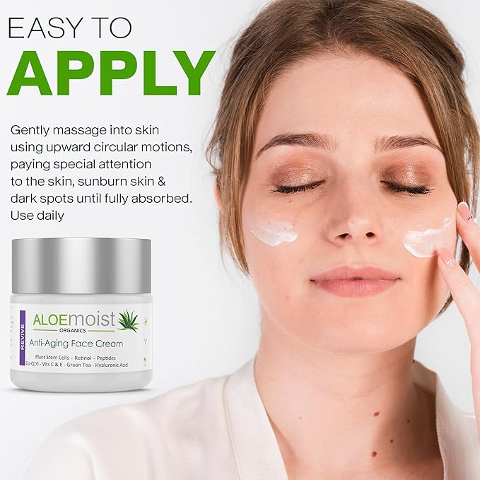 Advanced Retinol Cream for Face | Revive Anti Aging Face Cream for Women & Men Topical Retinoid Wrinkle Repair Day or Night Moisturizer, Organic Retinol Facial Moisturizer for Aging Skin Care, 2 Pack-Velvo Beauty