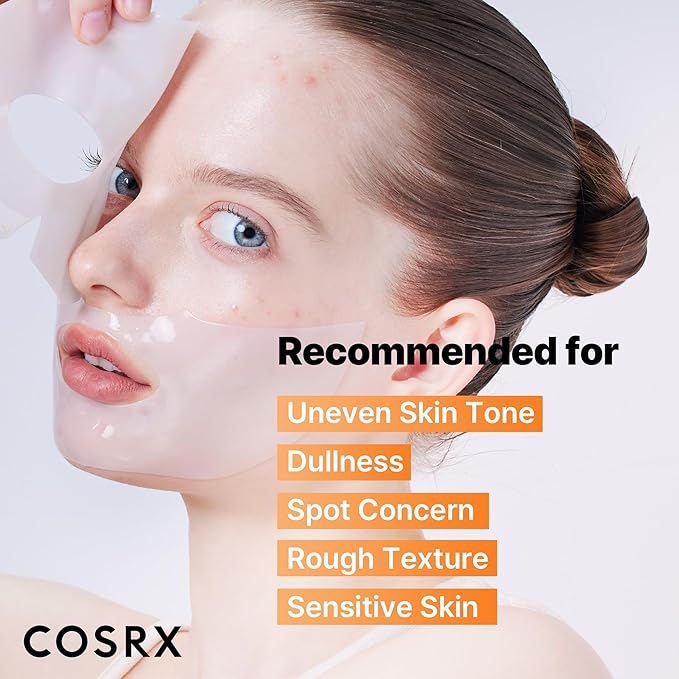 COSRX The Alpha-Arbutin Discoloration Care Hydrogel Face Masks Skincare 3 EA, Collagen Face Mask, Travel Essentials, Overnight Face Mask, Korean SkinCare-Velvo Beauty