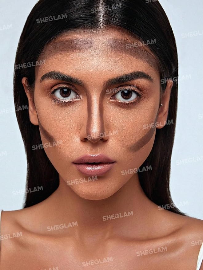 SHEGLAM Snatch 'n' Define Cream Contour Stick Long Lasting Highly Pigmented Sweat Proof Face Bronzer Makeup - Camel Suede-Velvo Beauty