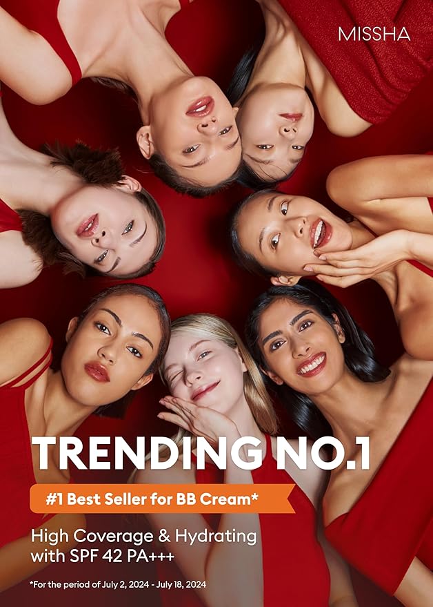 MISSHA M Perfect Cover BB Cream Dual Pack No.21 Light Beige - Light with Cool Undertone SPF 42 PA +++ 1.69 Fl Oz - Tinted Moisturizer with SPF-Velvo Beauty