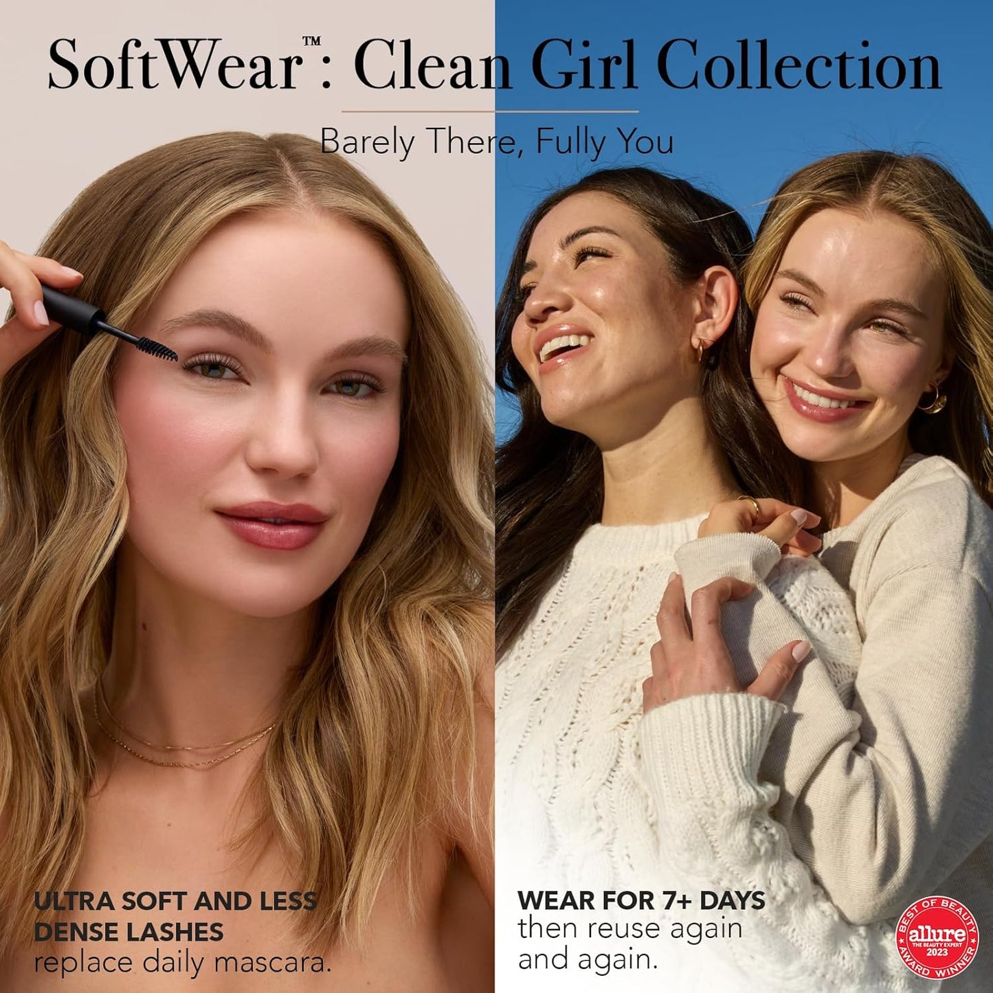 Pro Lash SoftWear Clean Girl Mini Lash Clusters Kit - Natural-Looking, Lightweight Lashes - 7-Day Cluster Eyelash Extensions Waterproof Lashes Clusters - Single Set - Original No. 35-Velvo Beauty
