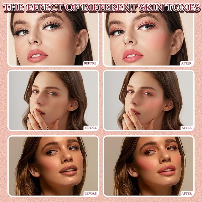 Cream Blush Stick,Multi-Use Makeup Blush Stick,Blendable Long Lasting Waterproof Blush Stick,Soft Tinted Moisturizer Cream Face Blush Makeup Stick for Cheeks & Lips Tint (#01 Shy Pink)-Velvo Beauty