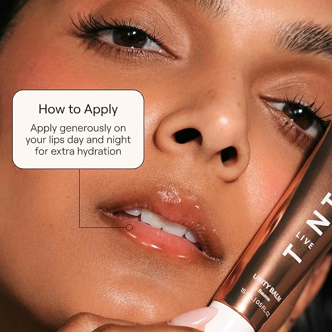 Live Tinted Unity Balm – Ultra-Hydrating Lip Balm with Shea Butter, Hyaluronic Acid & Vitamin E – Universal Warm Tint-Velvo Beauty