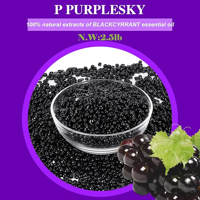 PURPLESKY Painless Wax Beads, 40oz Hard Wax Beads Bulk for Hair Removal, Bikini Wax for Nose Waxing for Leg, Underarm, Eyebrow, Salon Gift Waxness-Velvo Beauty