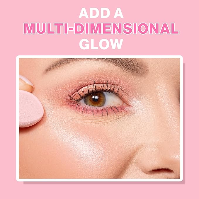 wet n wild Date Or Dominate Liquid Highlighter & Sponge Set-Velvo Beauty