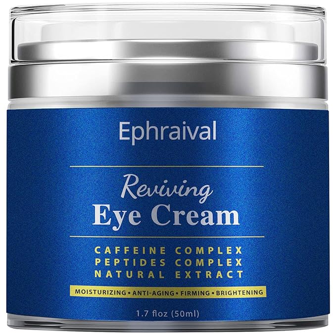 Men's Eye Cream, Eye Cream for Dark Circles and Puffiness, Anti-aging Caffeine Eye Cream for Men, Brightens, Reduces Puffiness, Dark Circles, and Fine Lines, Eye Treatment for Men Women-Velvo Beauty