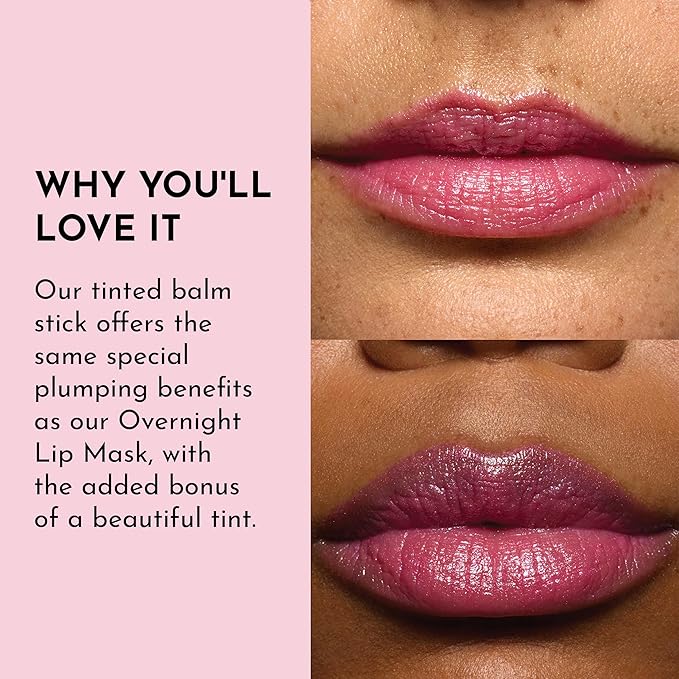 Lawless Forget the Filler Lip Plumping Line Smoothing Tinted Balm - Candy Girl - Premium Tinted Lip Balm with Natural Ingredients to Plump and Smooth Lips for a Firmer, Fuller Look - 0.09 oz-Velvo Beauty