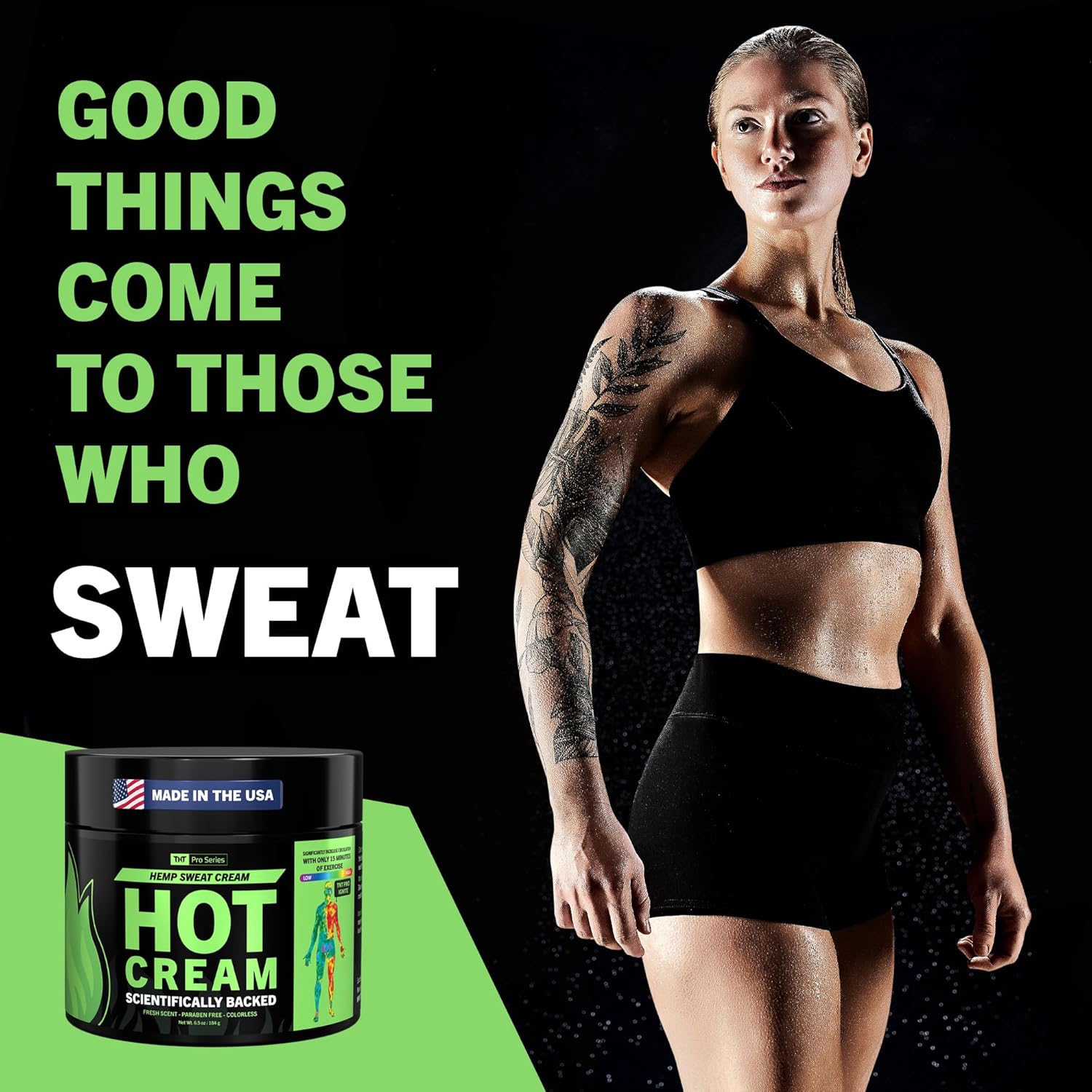 TNT Pro Ignite Sweat Cream – Pre-Workout Hot Gel for Firming & Tightening-Velvo Beauty