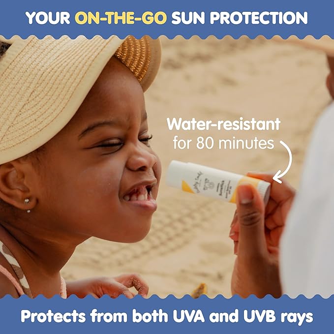 TUBBY TODD Mineral Sunstick - Broad Spectrum SPF 30 Sunscreen for Kids - Water-Resistant Stick Sunscreen for Body & Face - Safe for Sensitive Skin - 2 Pack, 0.5 oz-Velvo Beauty