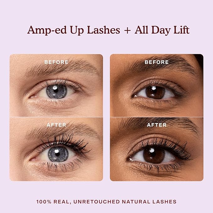 Tower 28 MakeWaves Mascara - Volumizing and Lash Lengthening Water-Resistant Mascara - No Clumping or Flaking - for Sensitive Eyes – Drift Brown-Velvo Beauty