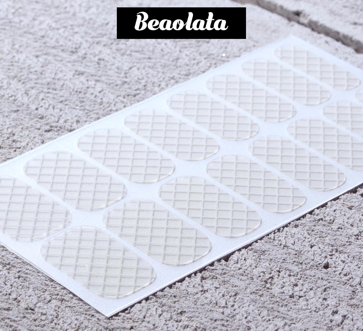 Nail Polish Strips, 32PCS Salon Quality Wraps, Long Lasting Gel Nail Stickers for Women Easy Apply& Remove (Net Grey White)-Velvo Beauty