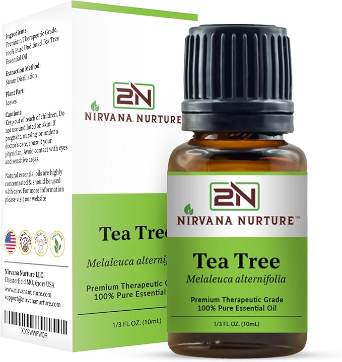 Tea Tree Essential Oil 100% Pure Premium Therapeutic Grade, Undiluted - Aromatherapy Diffuser for Calm and Relaxation, Skin Care, Hair Care-Velvo Beauty