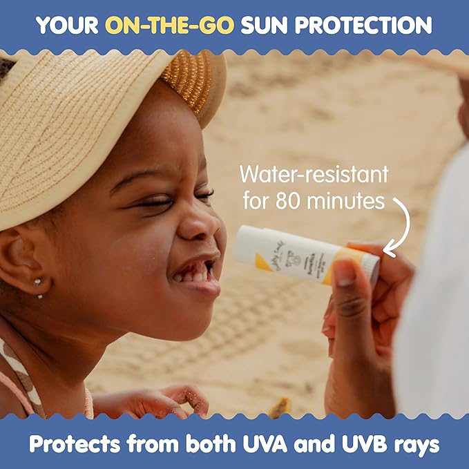 Tubby Todd Face and Body Mineral Sunscreen Kit for Baby, Toddler and Kids - Sunscreen 4 Fl Oz and Sunstick 0.5 Oz Duo Bundle - Fragrance-Free-Velvo Beauty