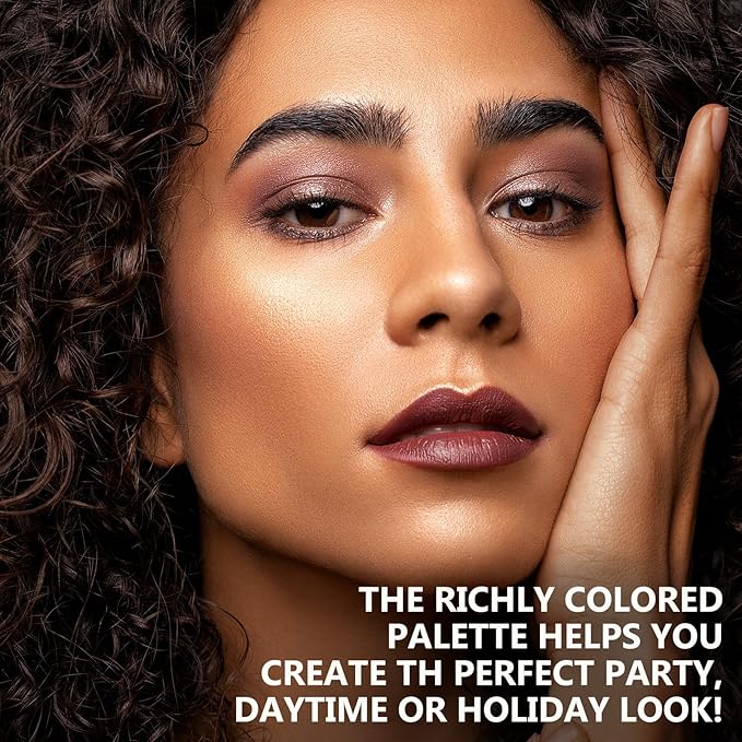 Boobeen 15 Colors Eyeshadow Palette, Highly Pigmented Matte and Shimmer Eye Shadow (with smudger), Soft Powder Eye Makeup Palette for Women and Girls, Create Flawless Glam Eye Looks-Velvo Beauty