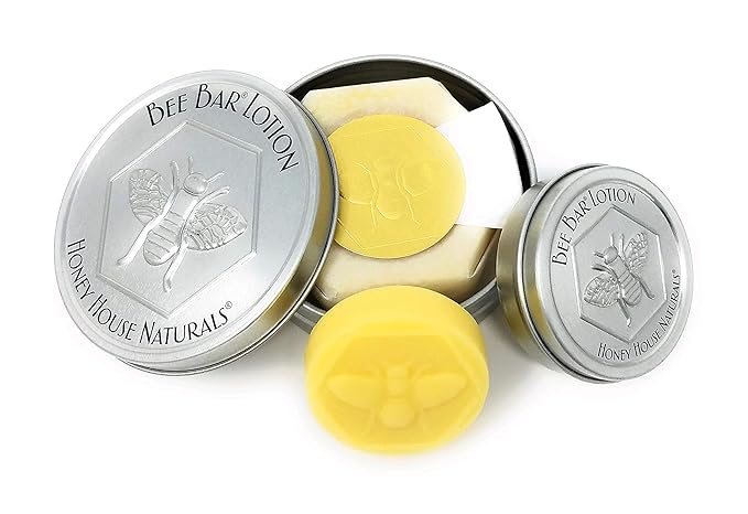 Bee Bar Honey House Naturals Duo – Natural – Small .6 ounce & Large 2 ounce (Natural)-Velvo Beauty