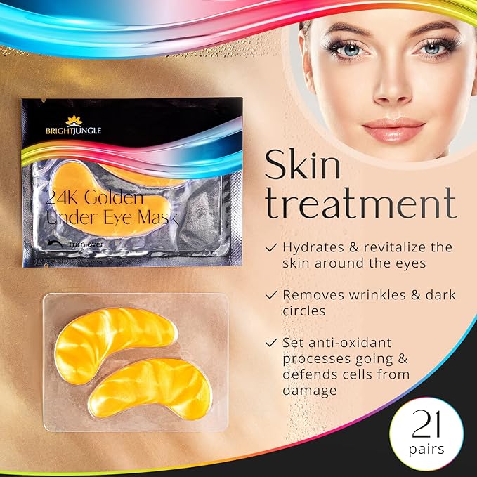 Under Eye Patches - Collagen Eye Pads for Dark Circles and Puffiness, Under Eye Masks for Women, Rich in Nutrients, Peptides, Restores Skin Firmness, Intense Hydration-Velvo Beauty