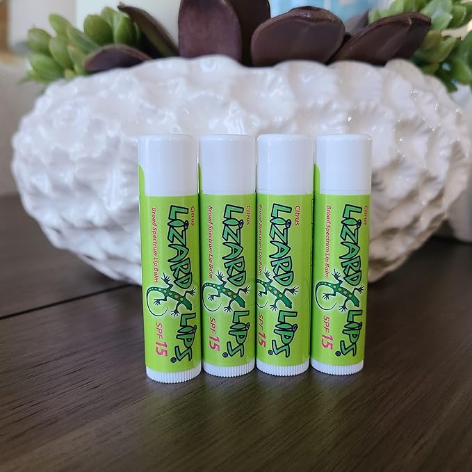 Lizard Lips SPF 15 Lip Balm (Citrus)-Velvo Beauty
